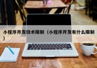 小程序開發(fā)技術限制（小程序開發(fā)有什么限制）
