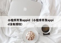 小程序開(kāi)發(fā)appid（小程序開(kāi)發(fā)appid沒(méi)有授權(quán)）